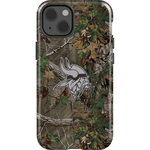NFL Minnesota Vikings Realtree Xtra Green Camo iPhone 15 Impact Case